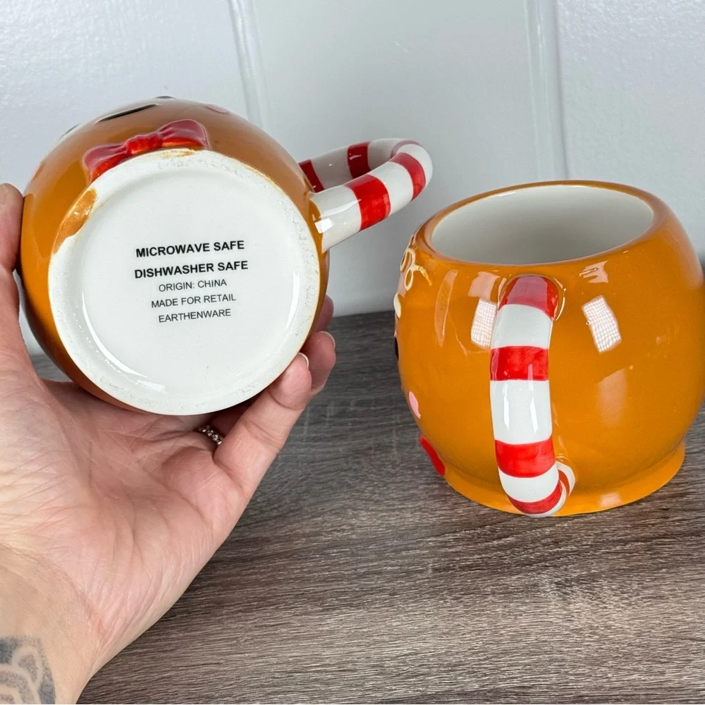 NEW Target Bullseye Playground Gingerbread Boy Christmas Mugs